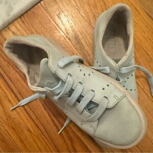 Camper Shoes Sneakers Women Size 38 US 7 Light Blue Leather   Lace Up Casual